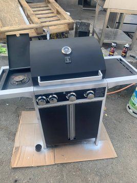 Гриль BBQ Garden Grill на 3 конфорки б/у. #1156 фото