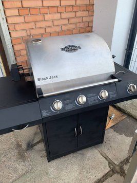 Гриль BBQ установка The Grill Montana Company 3 камфорки б/у #1162 фото