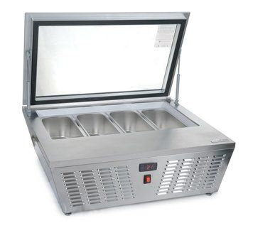 Вітрина для морозива GoodFood RTD67F пряме скло 33429 фото