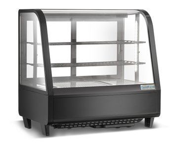 Вітрина холодильна GoodFood RTW100L чорна Premium 33084 фото