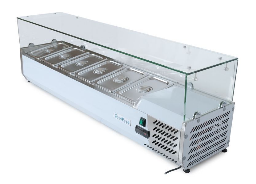 Вітрина холодильна для топінгу GoodFood GF-VRX1500/330-H6C 33393 фото
